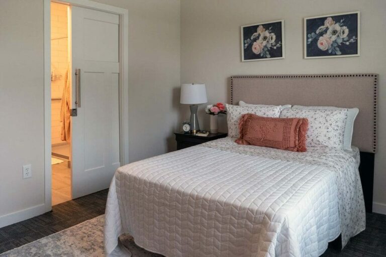 Resident bedroom at The Canopy