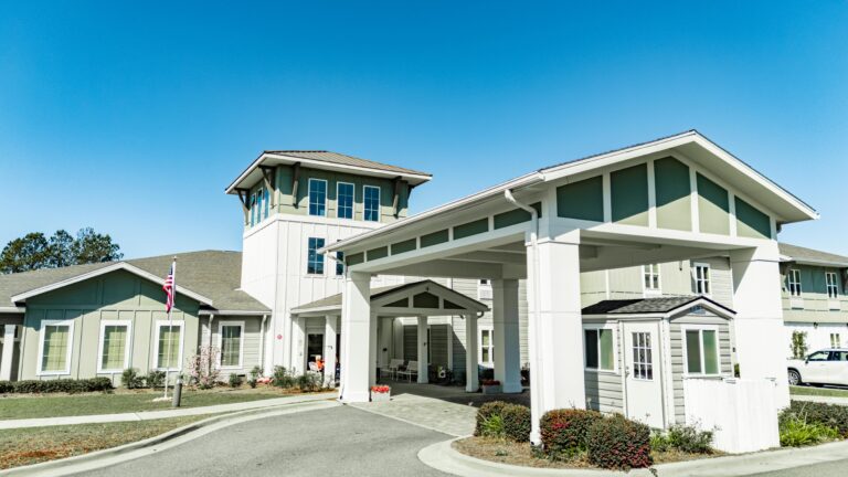Front entrance of The Canopy at Azalea Grove