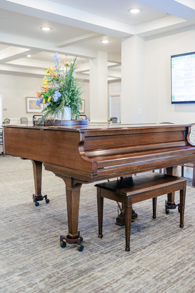 Grand piano at The Canopy
